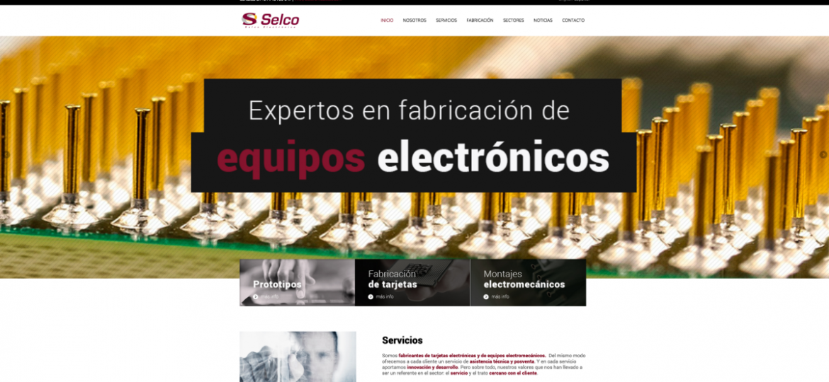 Selco Electrónica estrena nueva página web