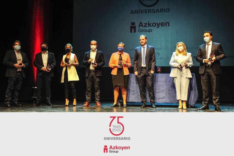 Electrónica Selco homenajeada en el 75 aniversario de Azkoyen Group